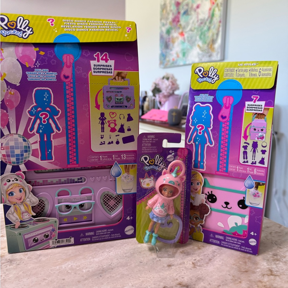 Polly Pocket Fashion Pack - Pink and Purple
